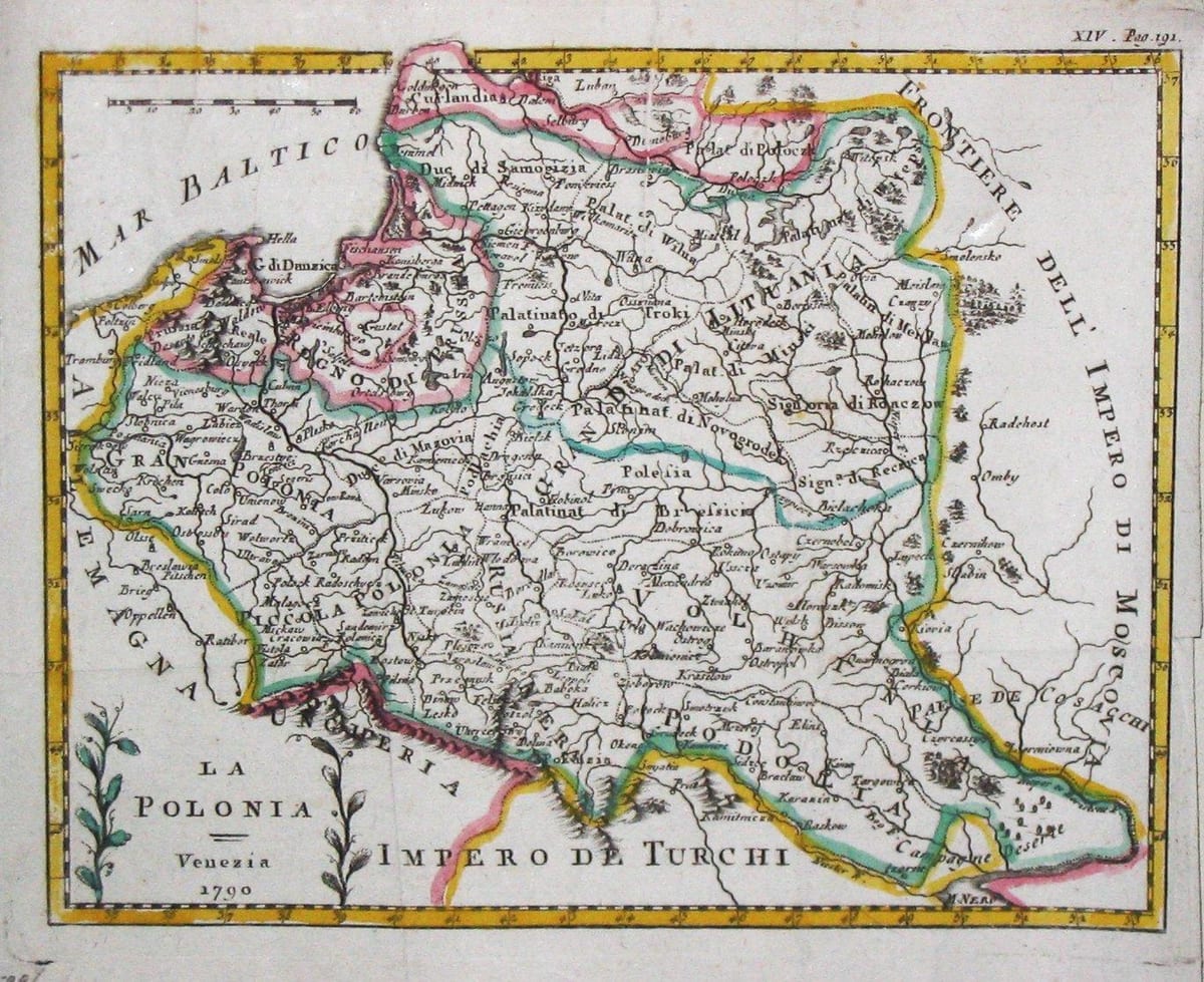 Bản đồ của Lithuania, 