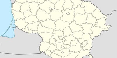 Bản đồ của Lithuania véc tơ